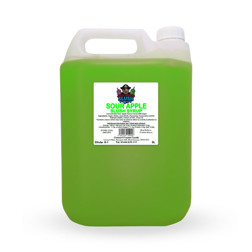 Jolly Rogers Slush Sour Apple 5lt