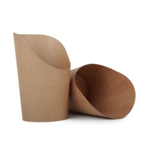 Kraft Cardboard Waffle / Chip Cup